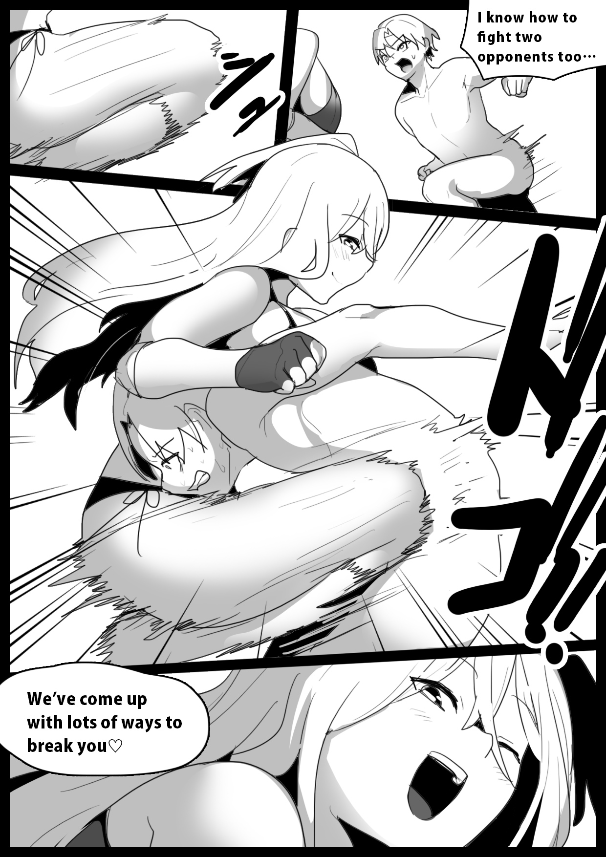 Girls Beat! Plus -vs Saki &amp; Moe- page 3 full