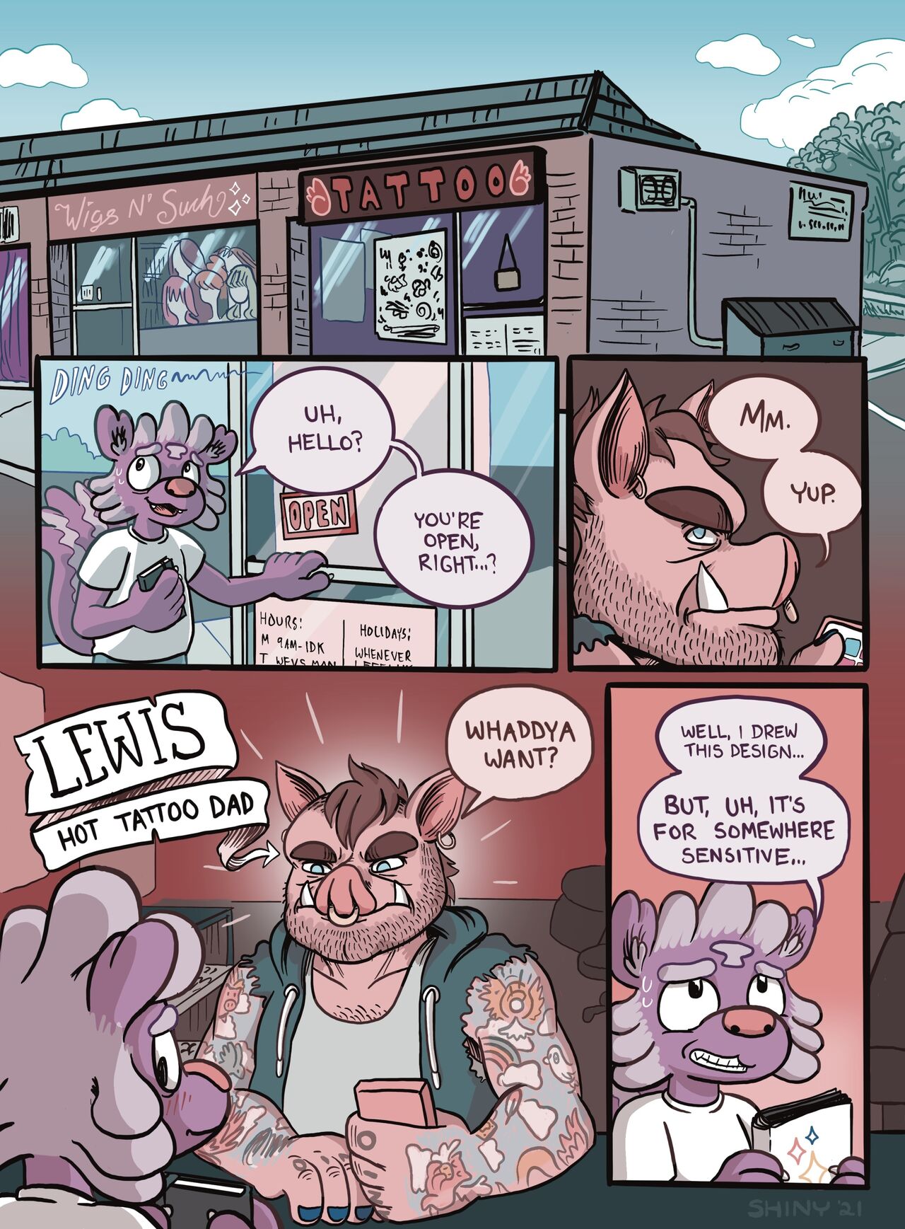 Shiny Gets Inked page 1 full