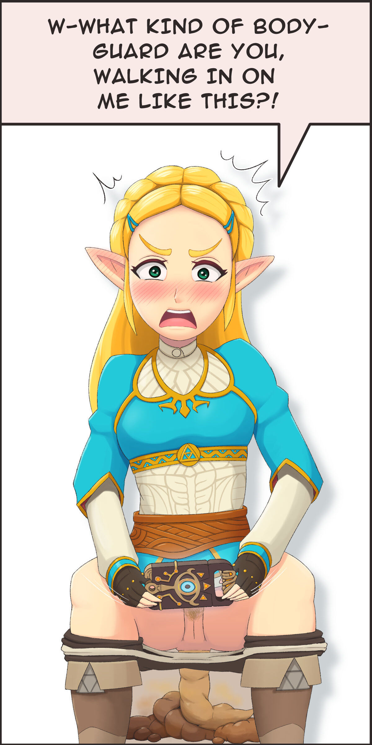 Zelda on the Toilet page 3 full