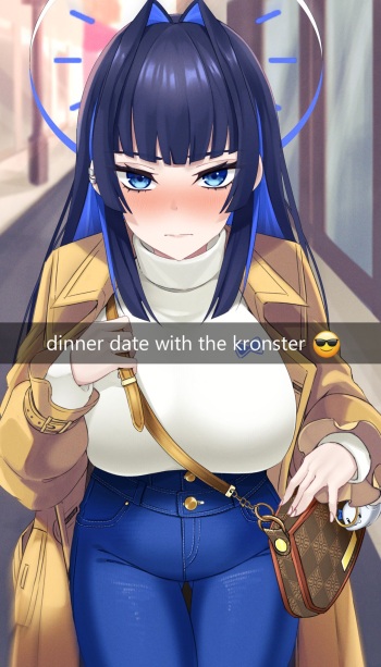 Date Night with Kronii ⏳ cover