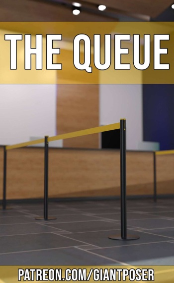 GIANTPOSER - THE QUEUE cover