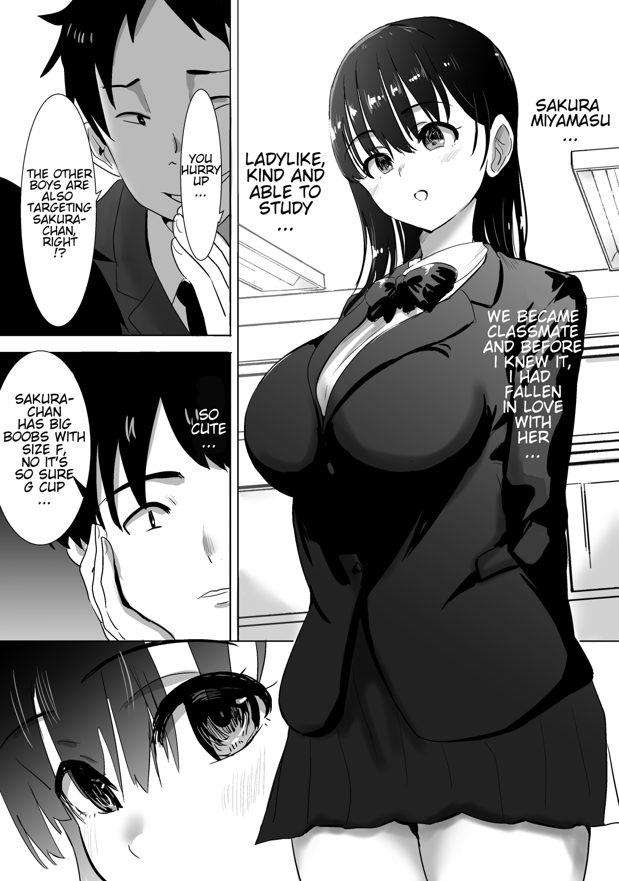 Sakura Chiru -Boku no Shiranai Tokoro de Kanojo to Shinyuu ga Futarikiri de..- page 4 full