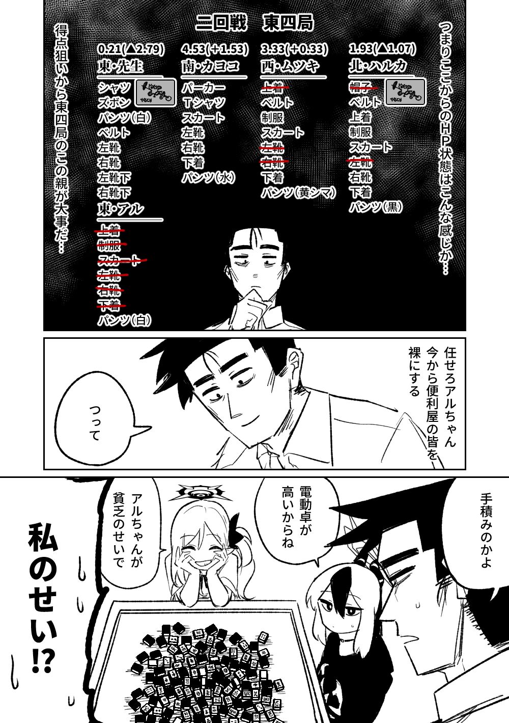 便利屋68脱衣麻雀 壱～三回戦～ page 9 full