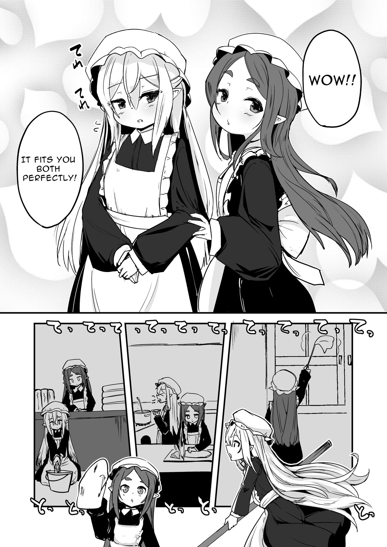 Mazoku no Futago wa Maid de Mesugaki | The Demon Twins are Saucy Slutty Maids page 6 full
