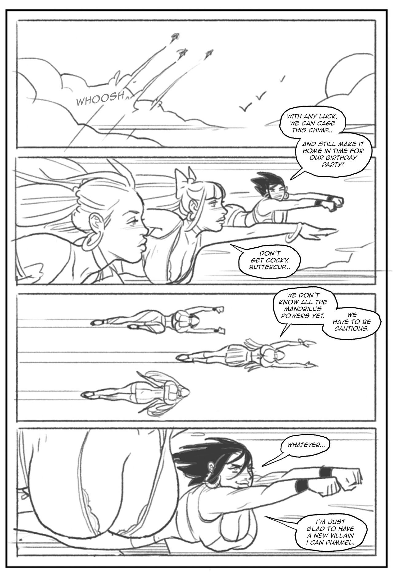 Mandrill vs the Powerpuff Girls page 8 full