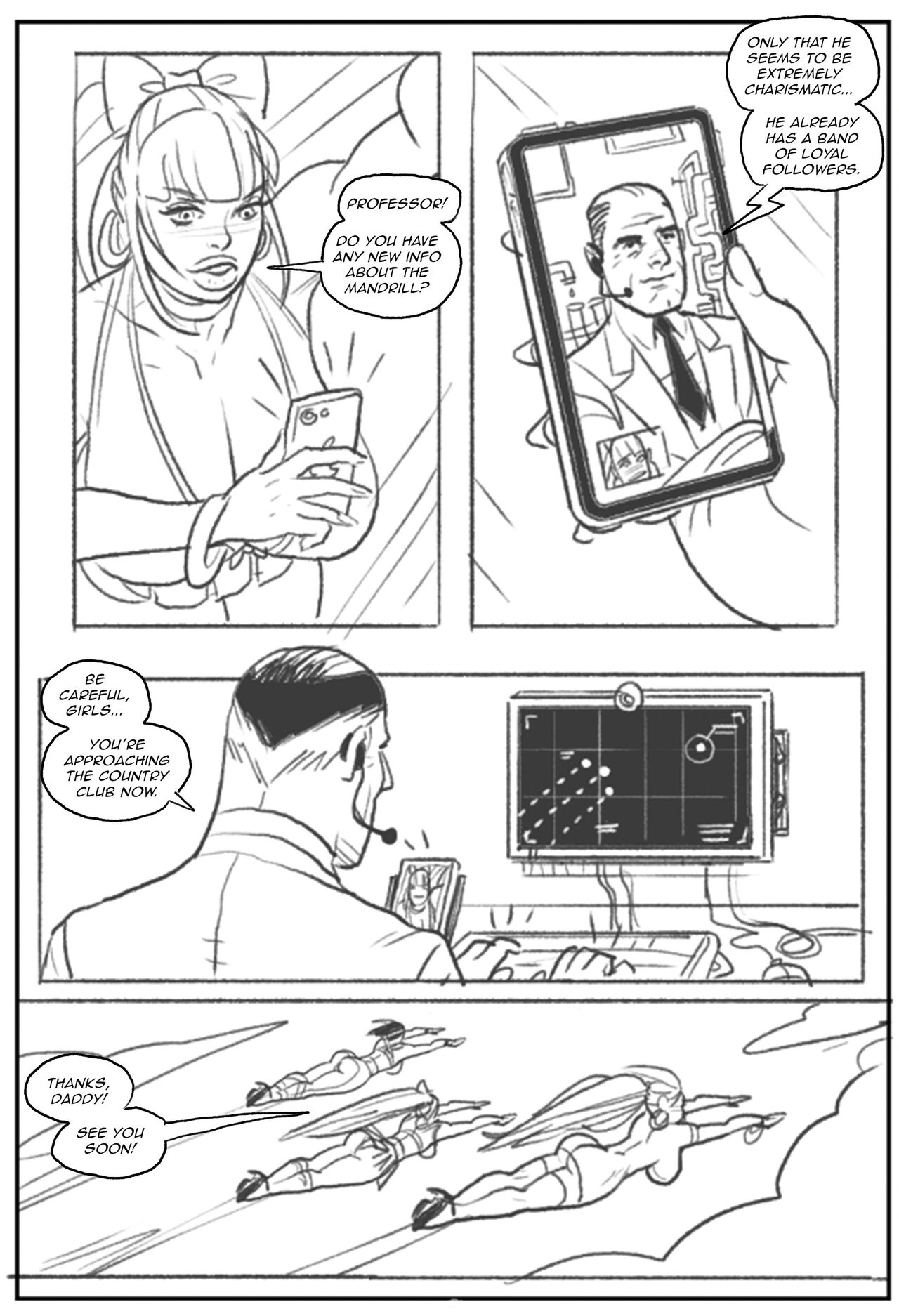 Mandrill vs the Powerpuff Girls page 9 full