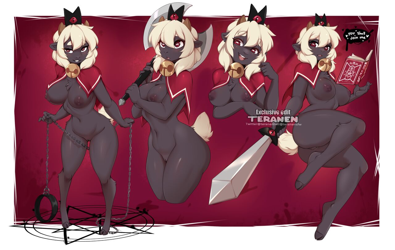 Cult of the Lamb Sketch Sheet Edits page 4 full