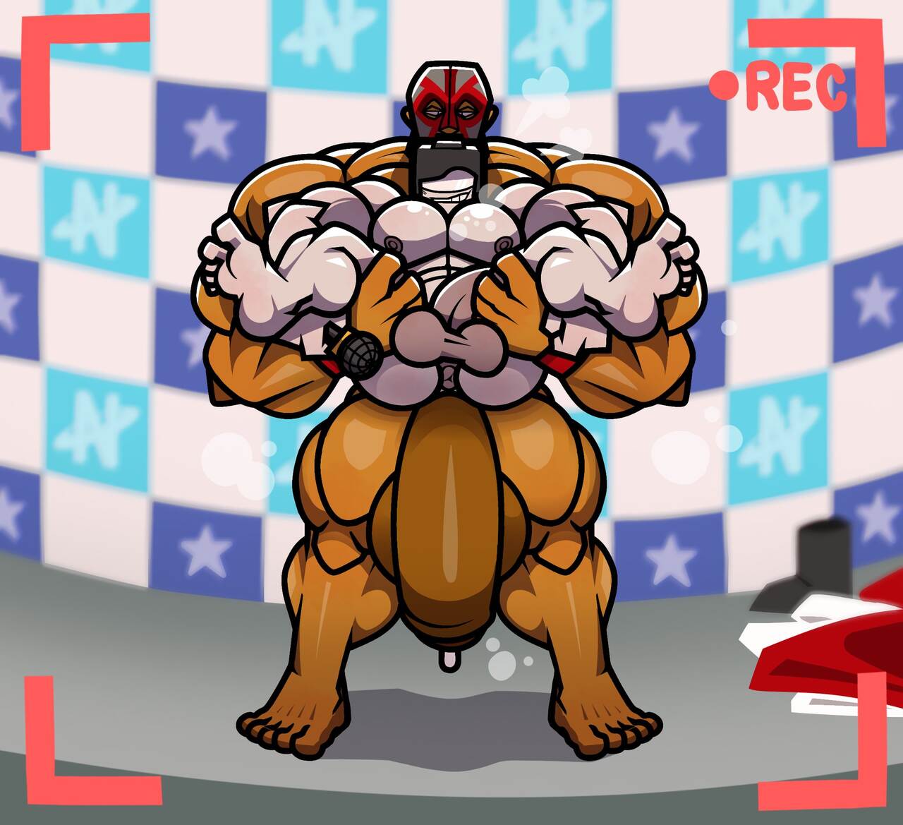 Reporter &amp; Wrestler page 1 full
