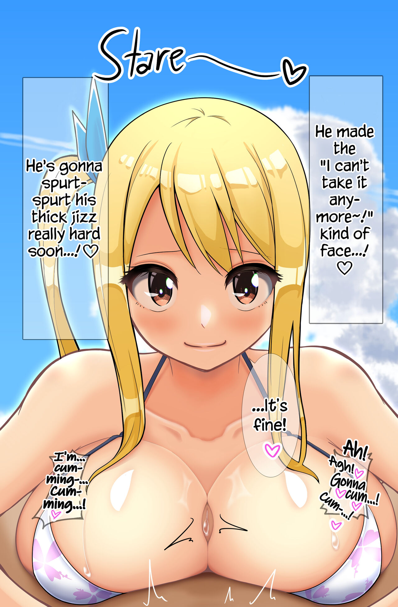 Umi Date yo ni Katta Mizugi de Lucy to Paizuri Zanmai | Paizuri Session with Lucy in a Swimsuit She Bought for Our Beach Date page 5 full