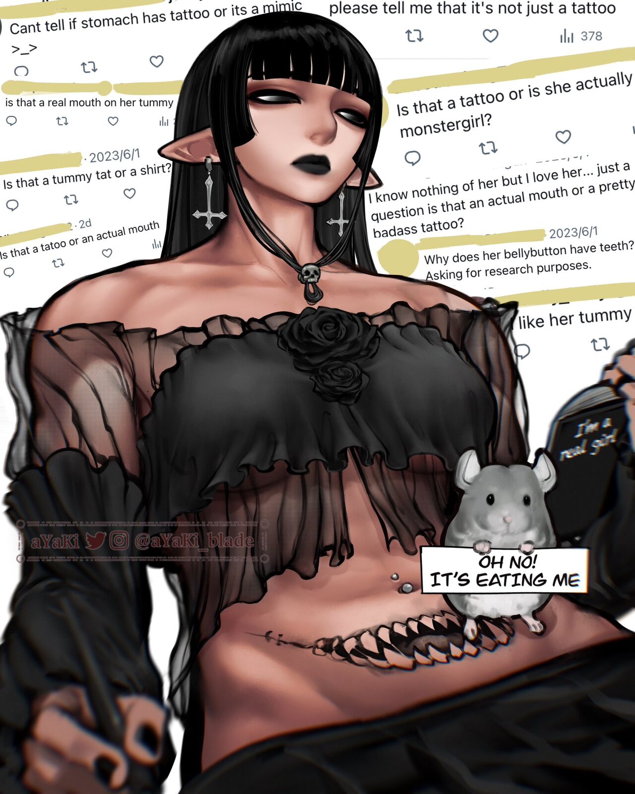 Sylense - Goth Librarian page 10 full