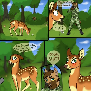 Hunter and Deers + Extras cover