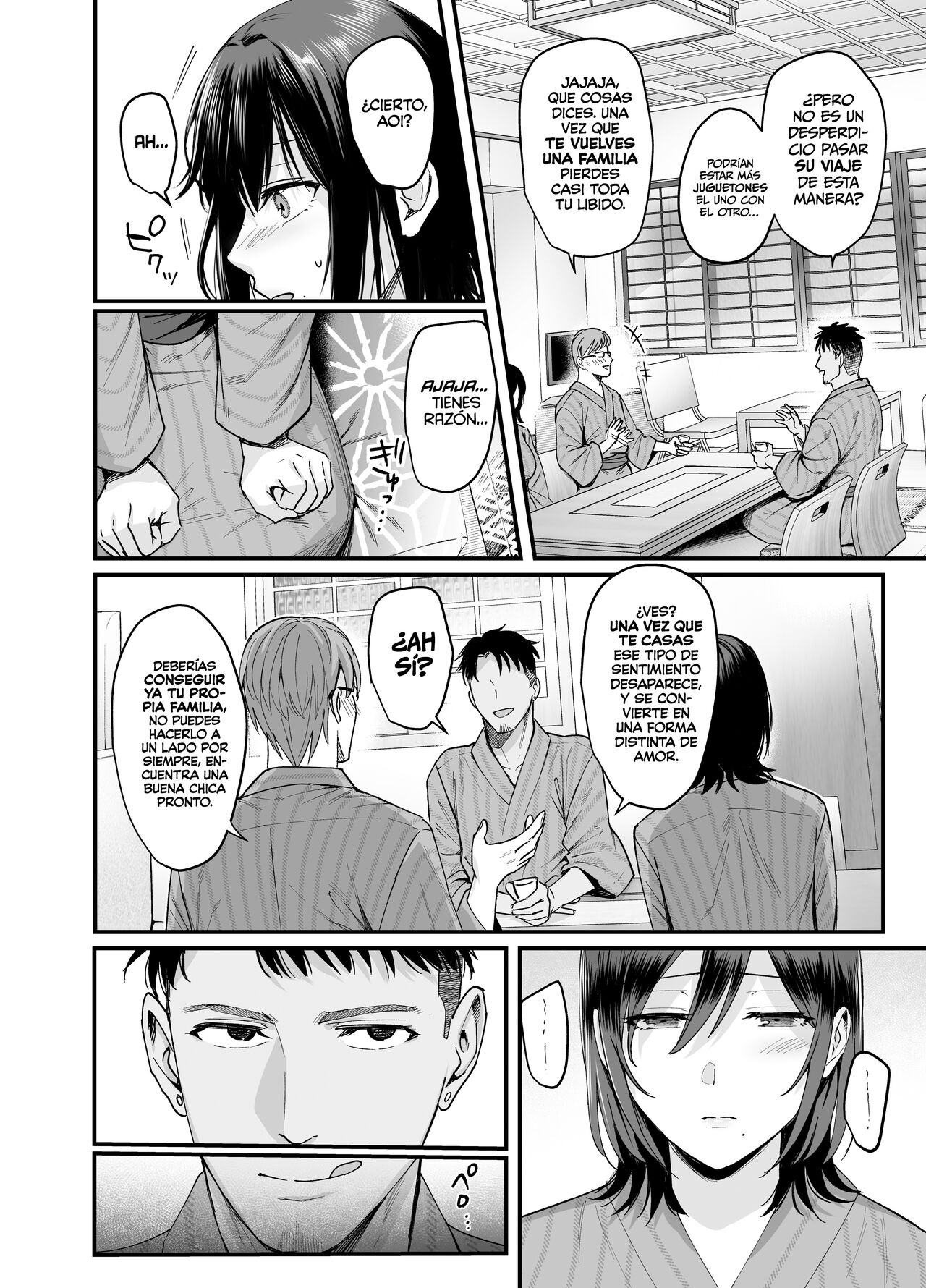 Mesunoyado ~Tsuma wa Midare Kegasareru~ | Posada para Putas ~Esposa Siendo Profanada y Quebrantada~ page 10 full