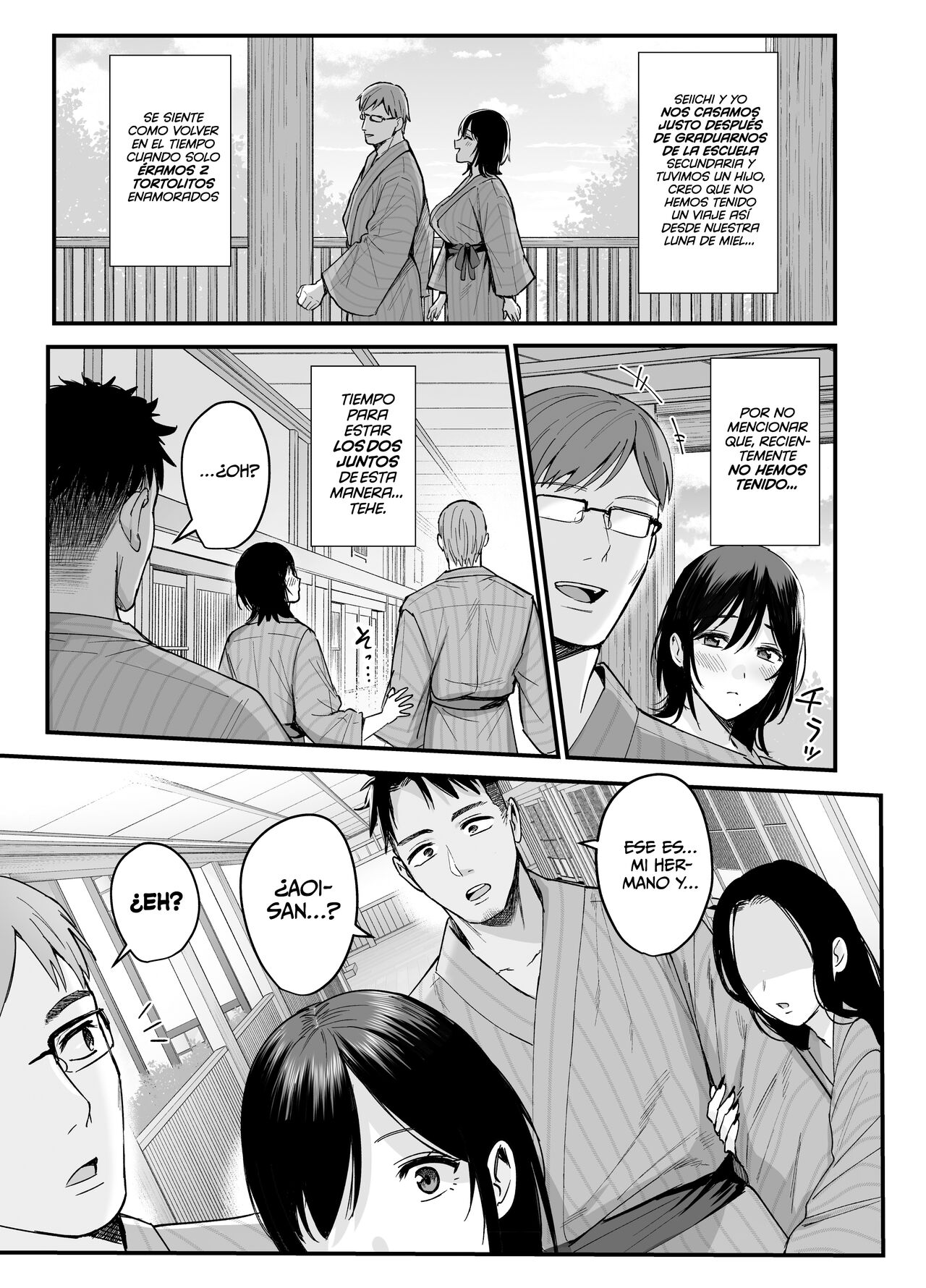 Mesunoyado ~Tsuma wa Midare Kegasareru~ | Posada para Putas ~Esposa Siendo Profanada y Quebrantada~ page 5 full