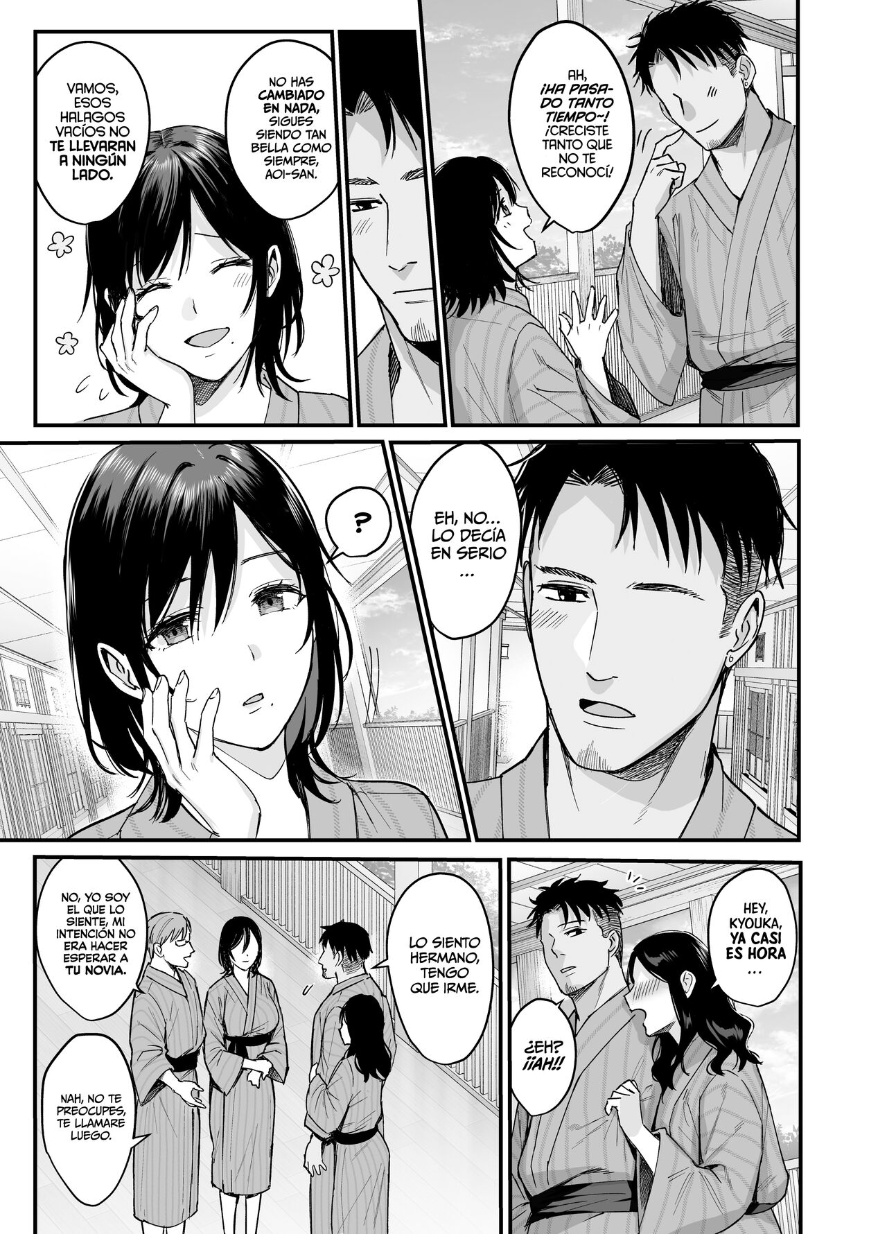 Mesunoyado ~Tsuma wa Midare Kegasareru~ | Posada para Putas ~Esposa Siendo Profanada y Quebrantada~ page 7 full