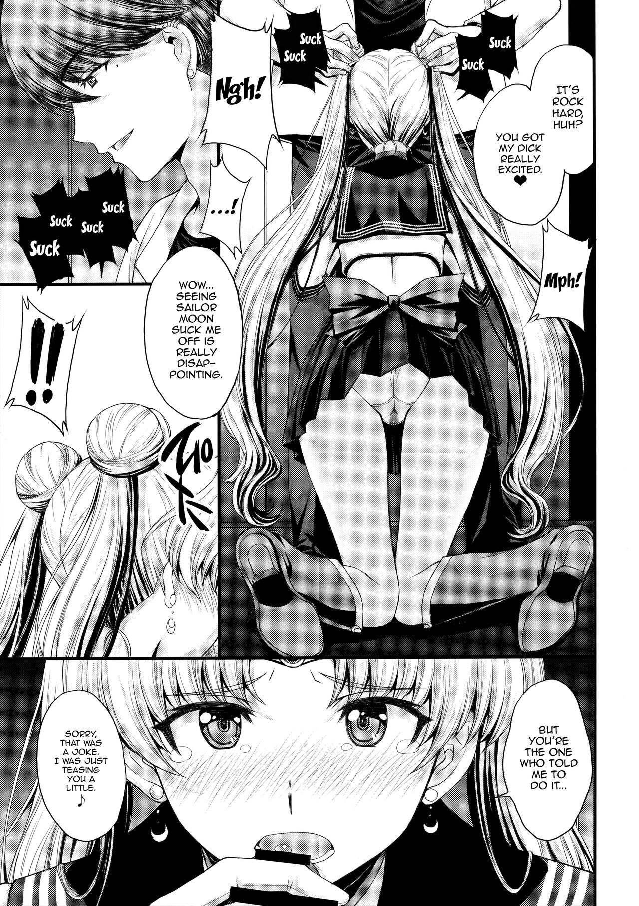 Usagi no Junjou!  Chin Make Bishoujo Senshi! /  As Innocent as a Bunny! The Pretty Guardian Loses to the Dick! page 10 full