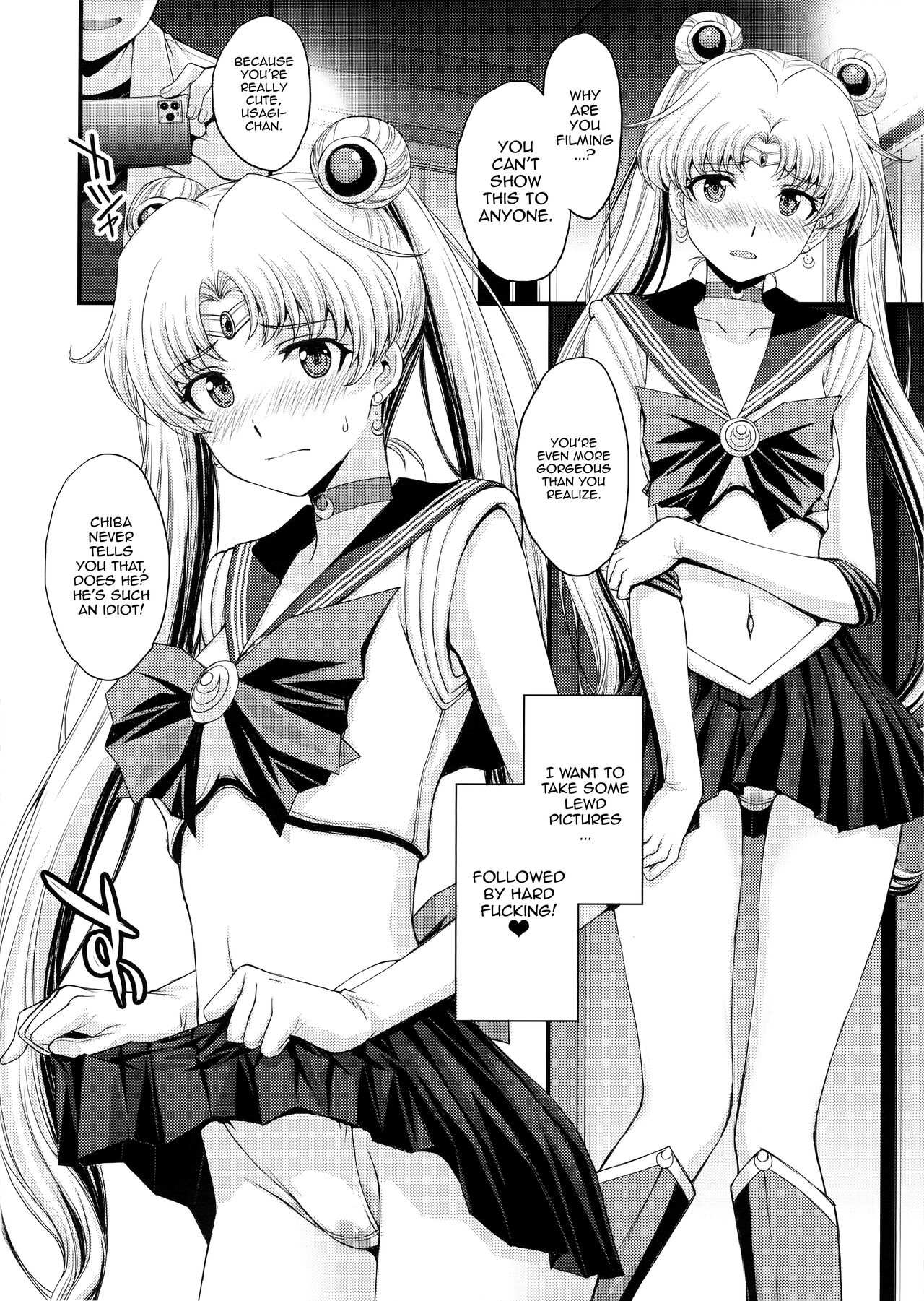Usagi no Junjou!  Chin Make Bishoujo Senshi! /  As Innocent as a Bunny! The Pretty Guardian Loses to the Dick! page 7 full