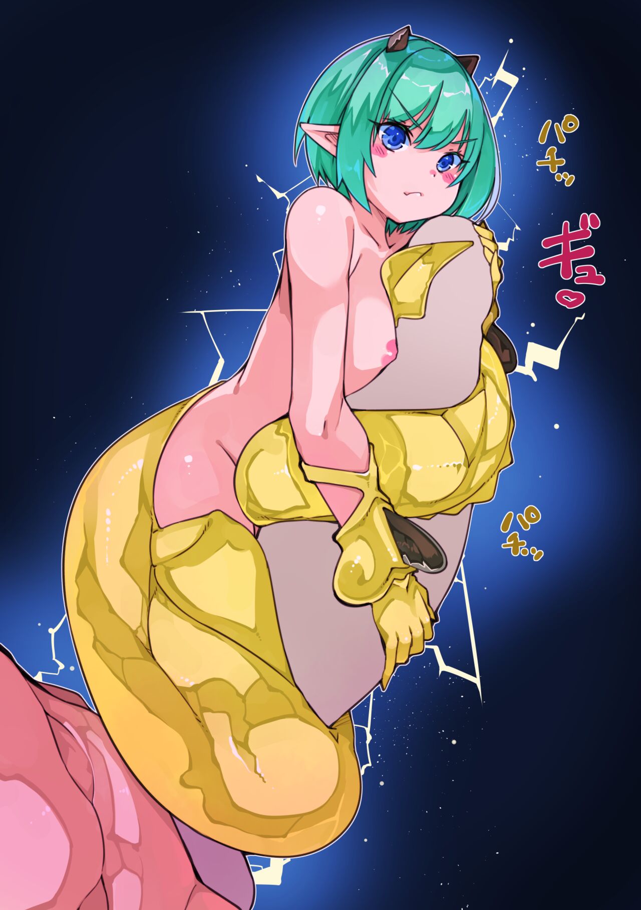 Denki Unagi Musume-chan ga Biribiri de Sokubaku shite kuru Hanashi page 6 full