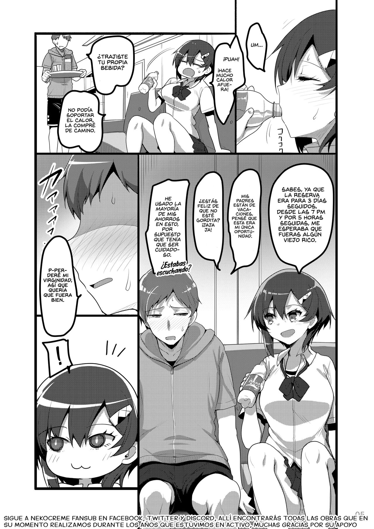 Ecchi na Omise ni Denwa shitara Classmate ga Dete kita Hanashi | Cuando Llamé a una Puta, Apareció mi Compañera de Clase page 5 full