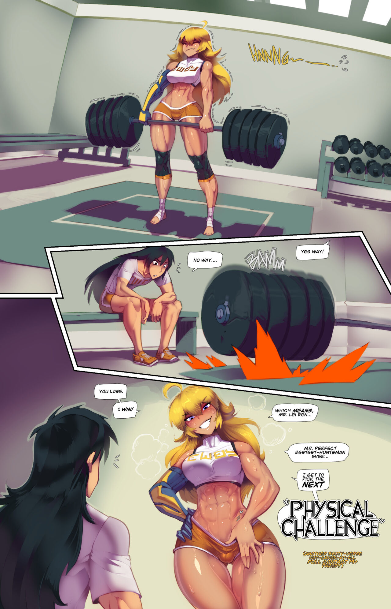 Rwby: Physical Challenge page 1 full