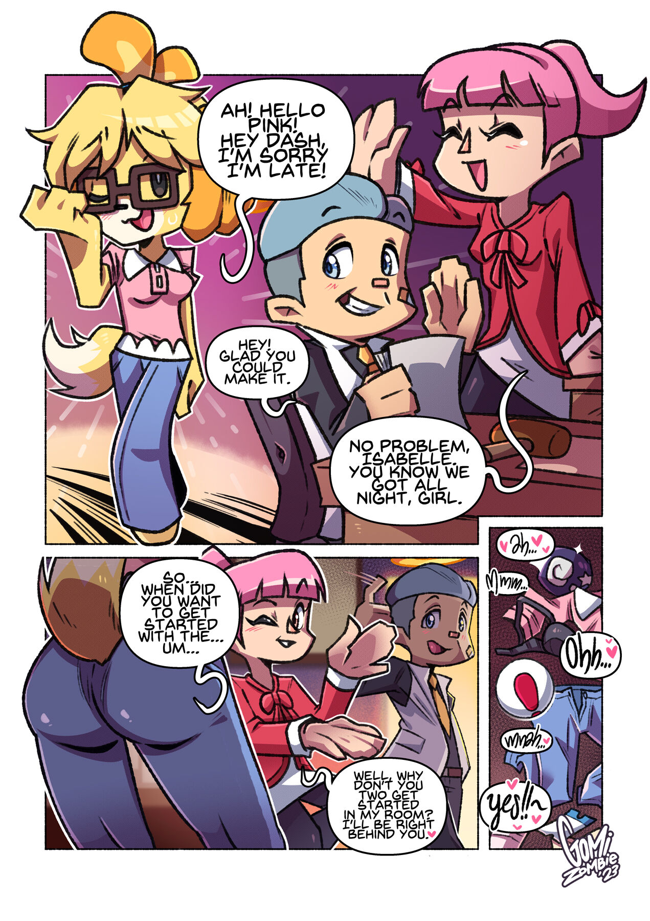 Animal Crossing Comic page 1 full