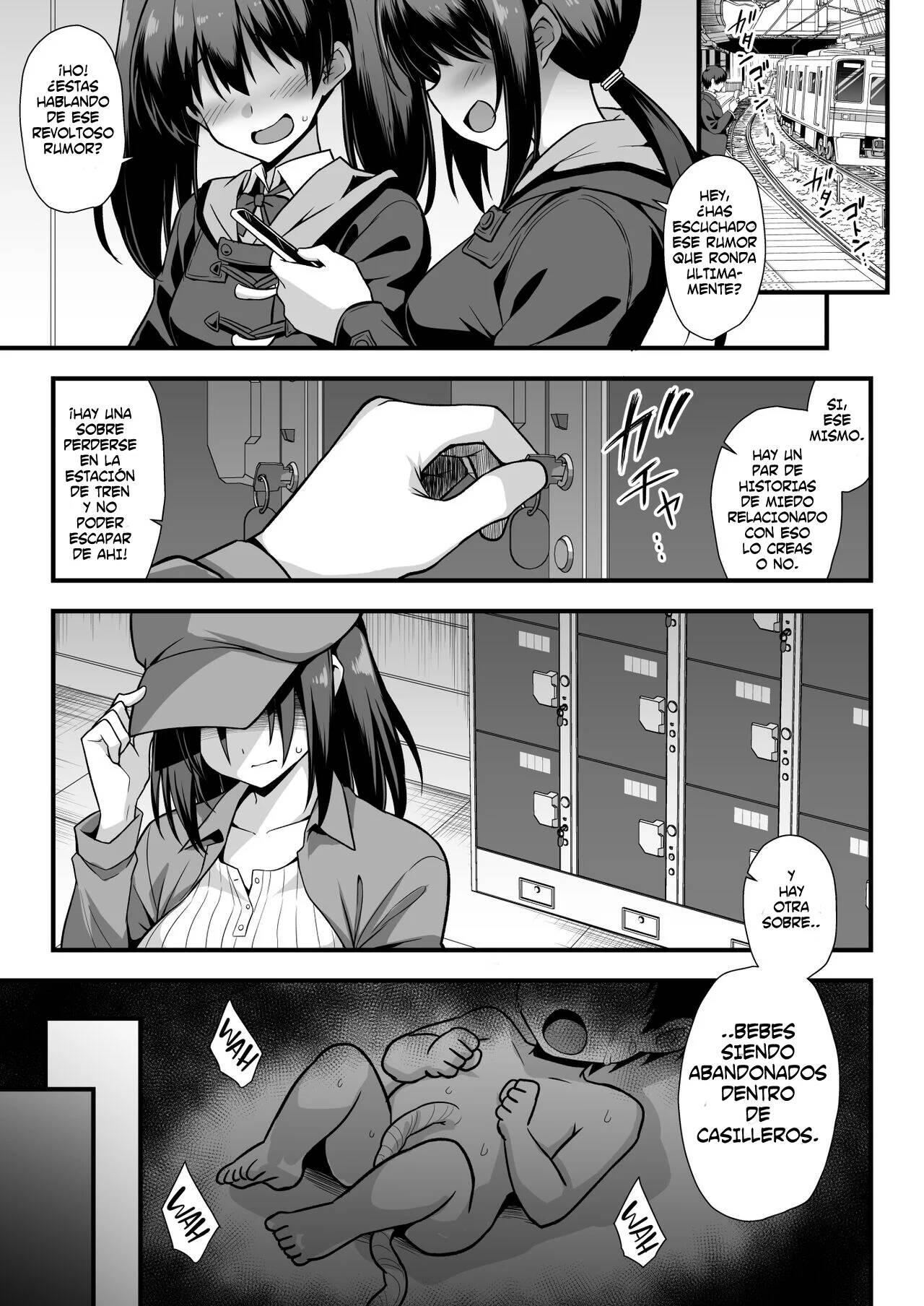 Kaidan Toshi Densetsu Shinya no Eki de Mesugaki ni Totsuzen Ecchi o Semarare Shiboritorareru Hon | I Got Lost at the Kisaragi Station, and a Spooky Brat Fucked Me Dry! page 2 full