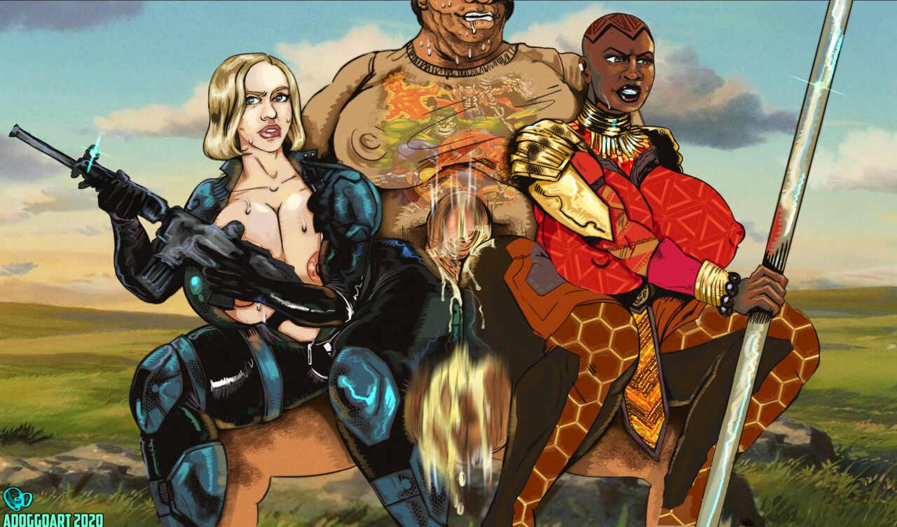 Widow x Okoye Assjob page 5 full