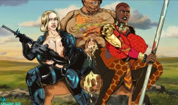 Widow x Okoye Assjob cover