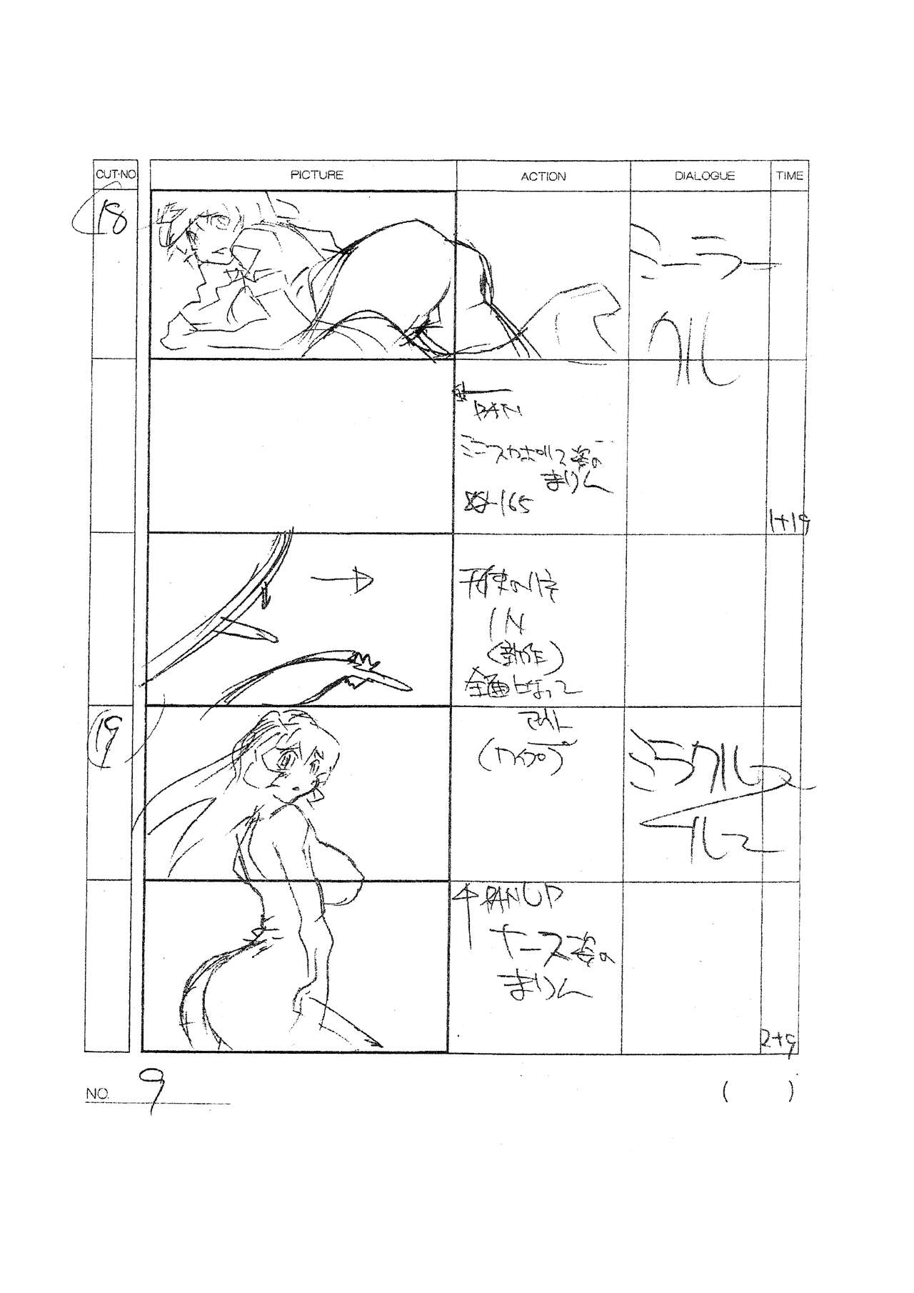 Soreyuke Marin-chan Opening Storyboards page 10 full