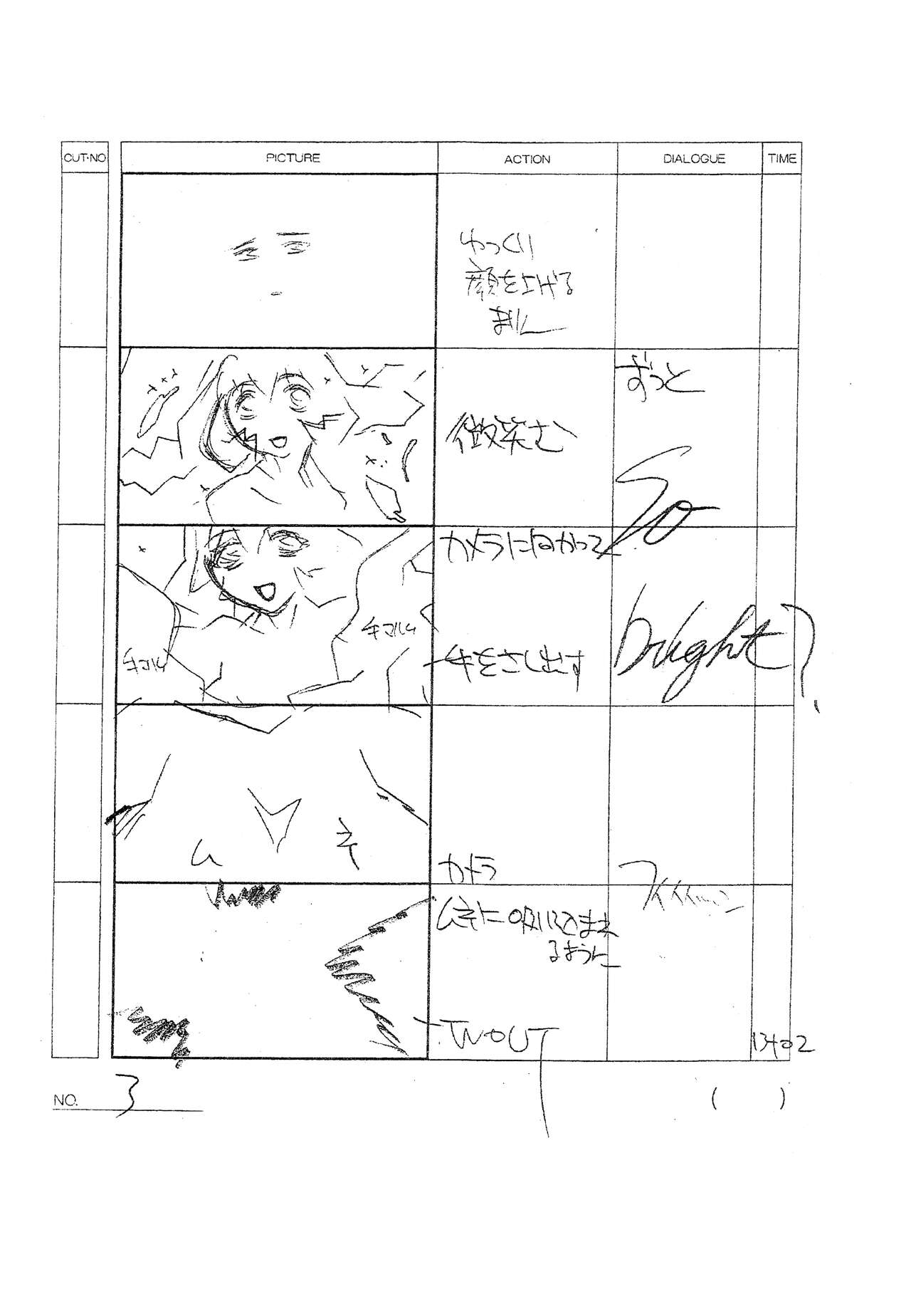 Soreyuke Marin-chan Opening Storyboards page 4 full