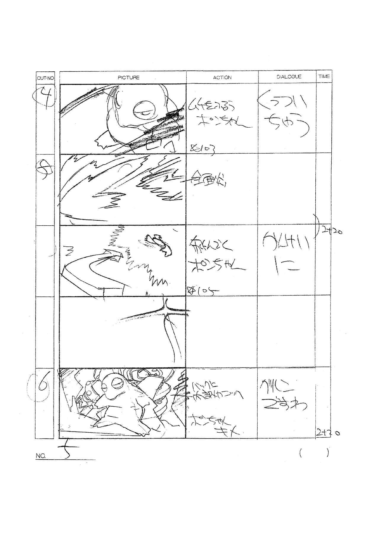 Soreyuke Marin-chan Opening Storyboards page 6 full