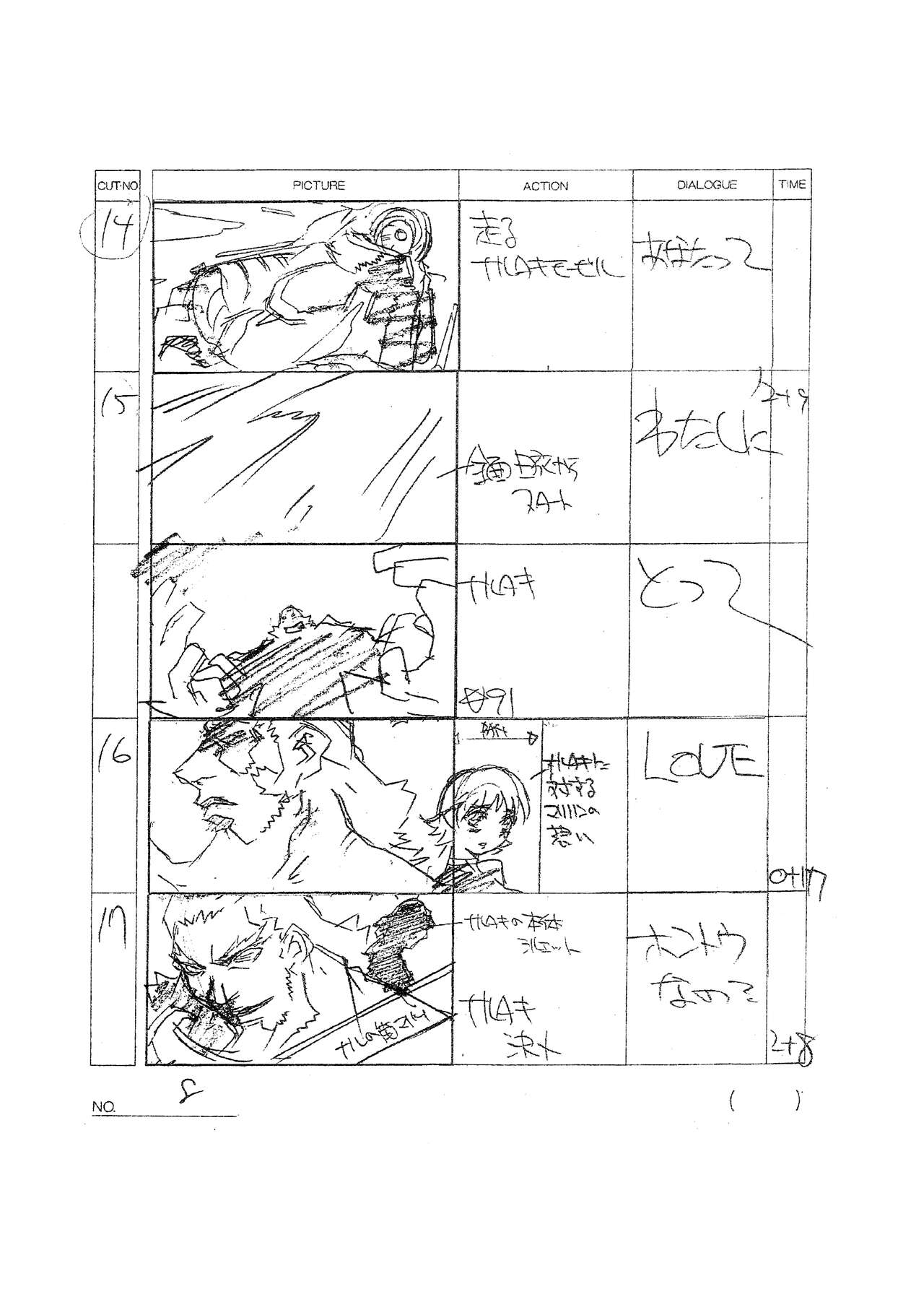 Soreyuke Marin-chan Opening Storyboards page 9 full