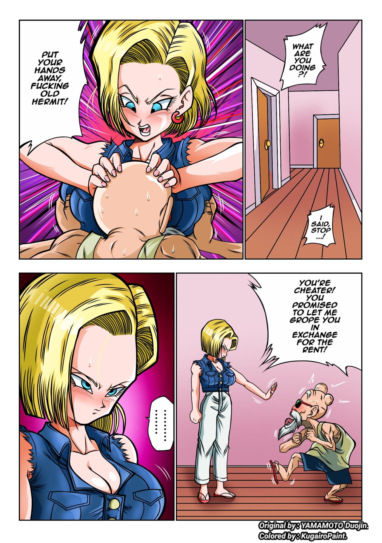 Android 18 vs Master Roshi page 5 full
