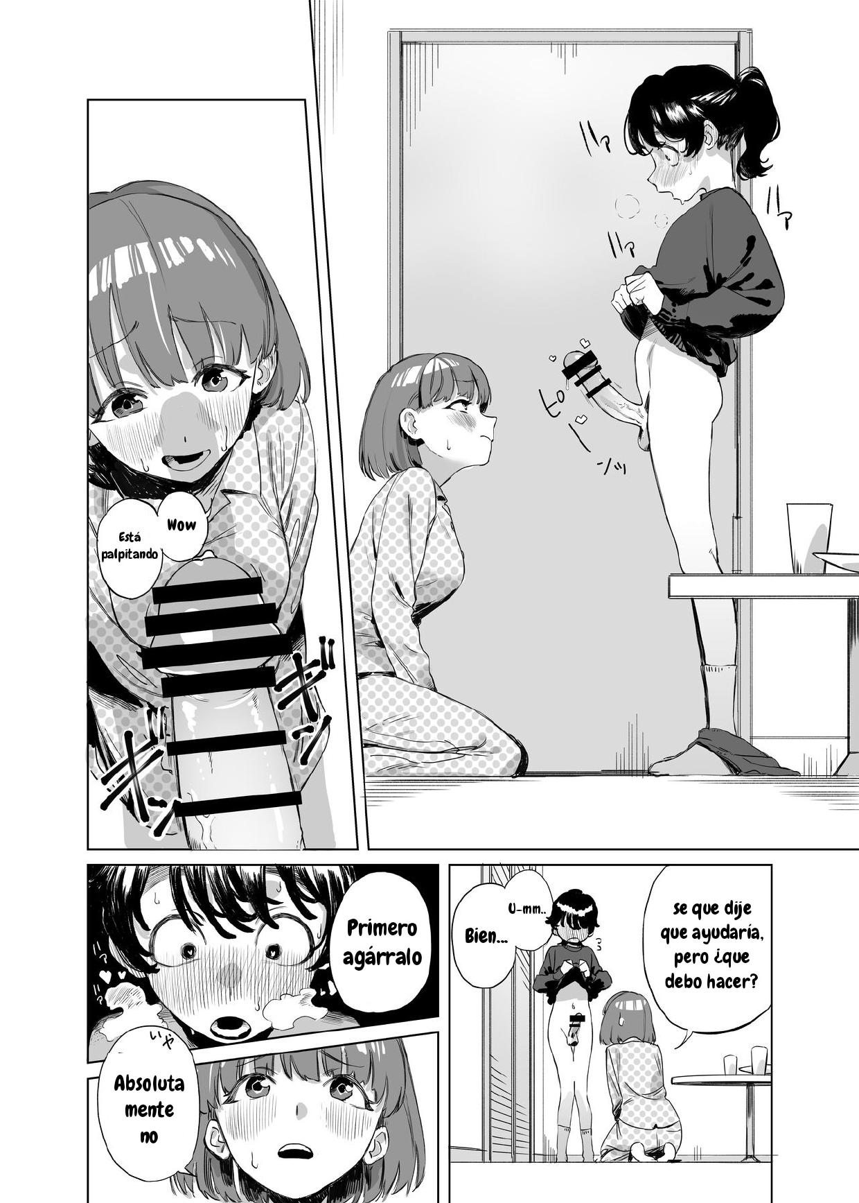 Futanari ga Tomodachi ni Seishori shite morau Hanashi page 6 full