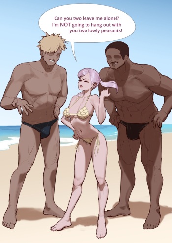 Noelle Silva at the beach cover