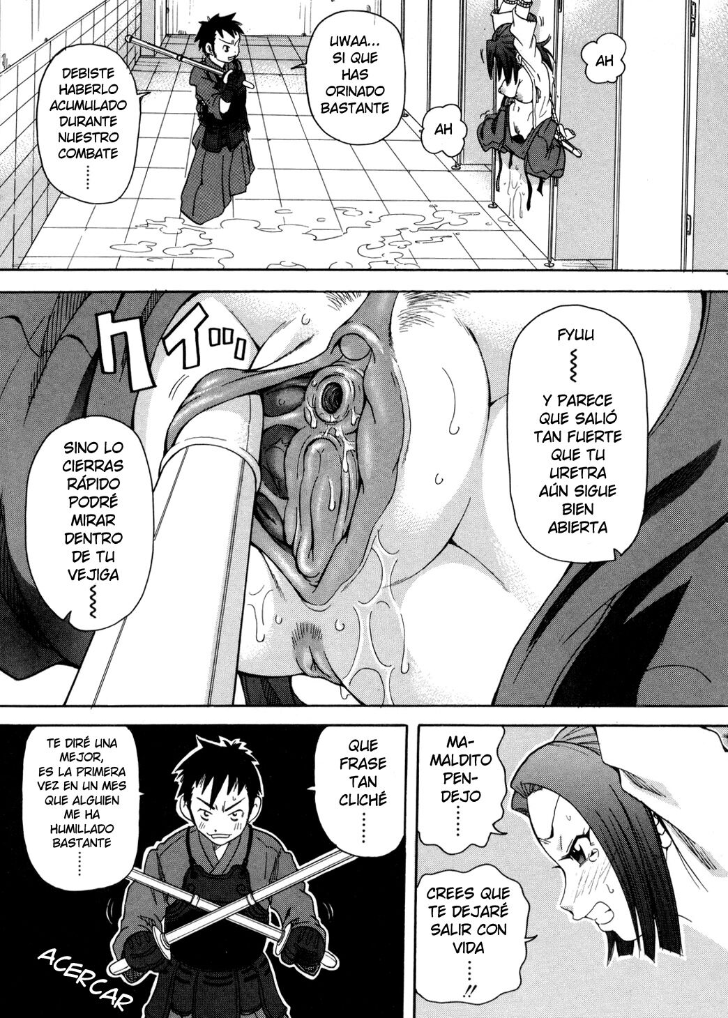 John K. Pe-ta Golpe Directo!! Agonia por la espada infernal | Chokugeki!! Monzetsu jigoku ken page 9 full