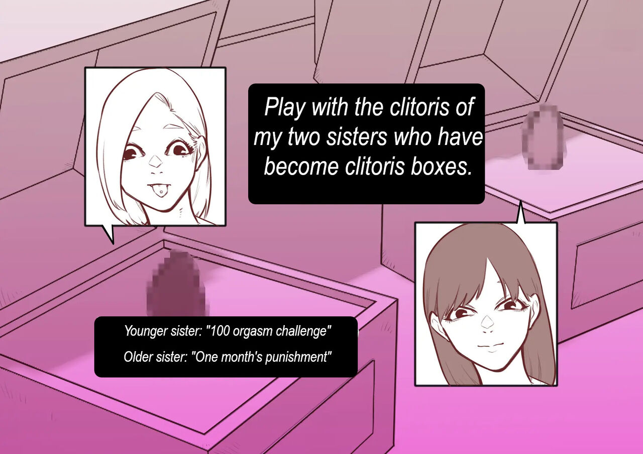 Cli Box ni Batta Onee-chan-tachi no Cli o Ijiri Taosu | Play with my clitoris box sisters. page 2 full