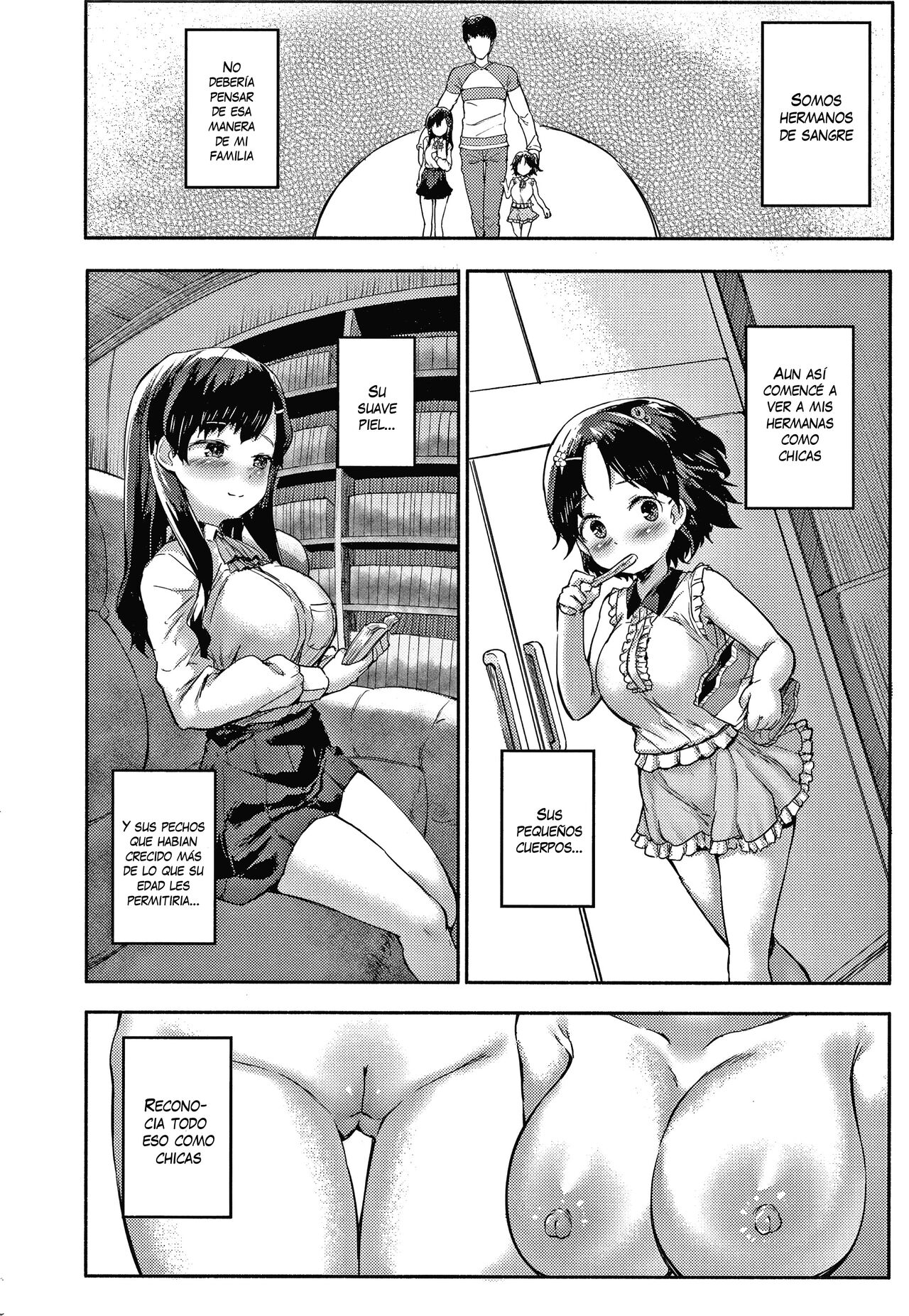 Nito ga Semaru!! ~Yuki to Shinano wa Ani ga Hoshii~ | Minimum Gigantic Breasts Little Sisters page 8 full