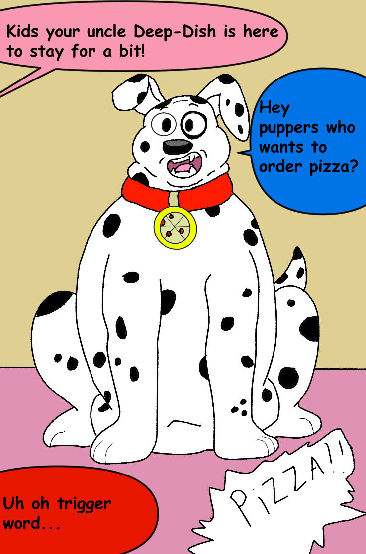 DeepDish Dalmatian's Hippo Christmas page 1 full
