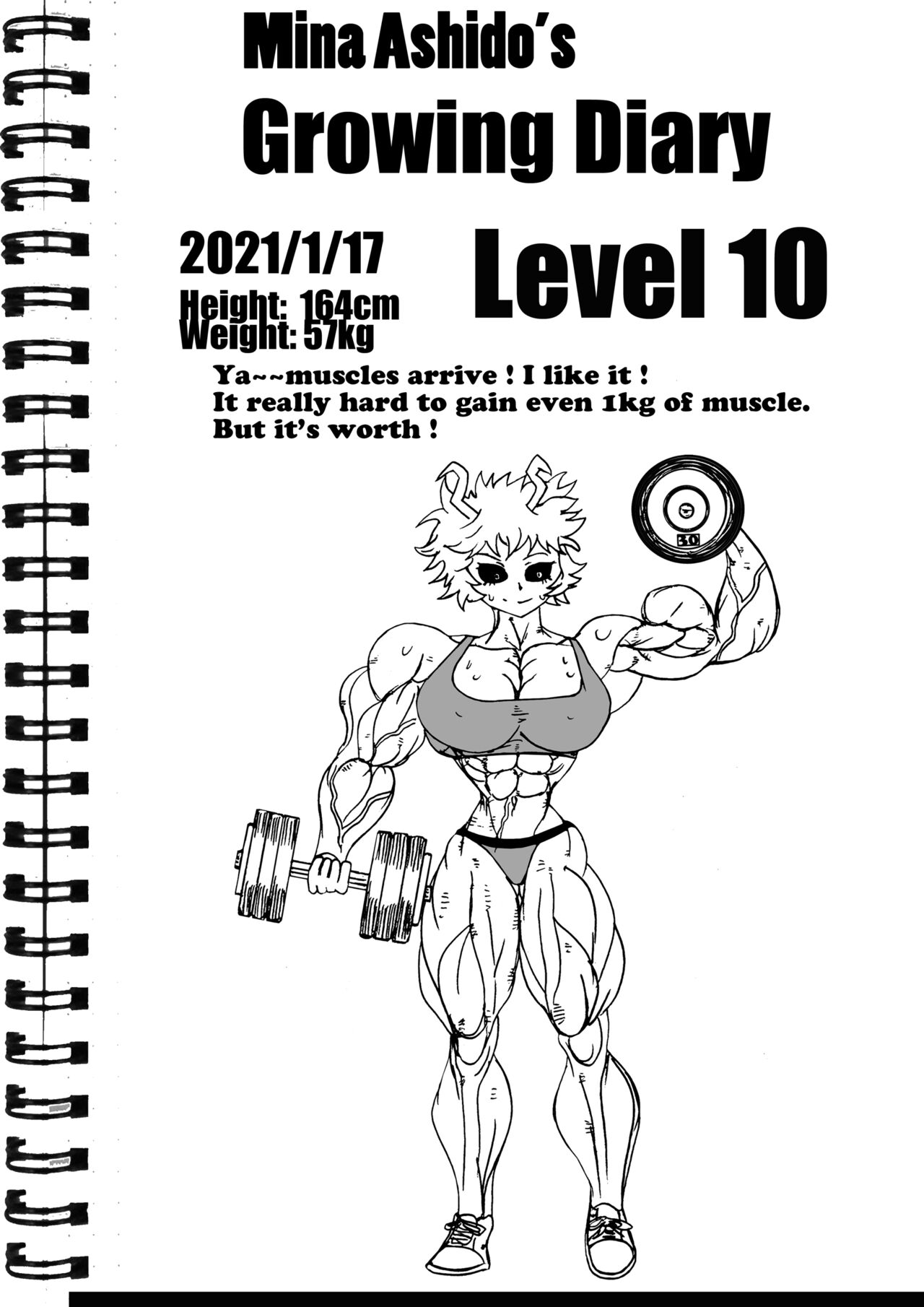 Mina Ashido's growing diaries page 3 full