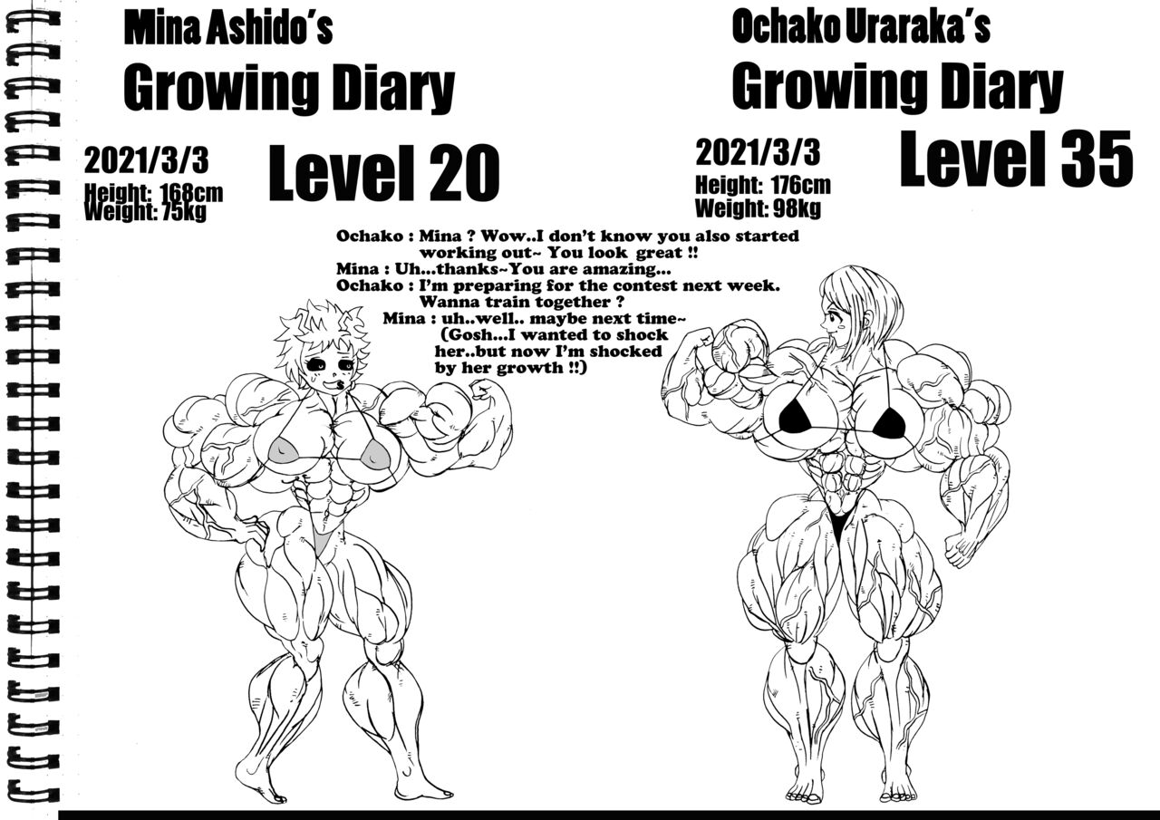 Mina Ashido's growing diaries page 5 full