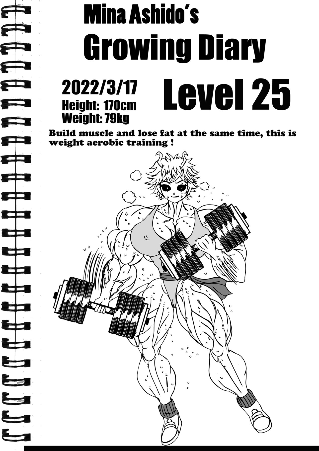 Mina Ashido's growing diaries page 6 full