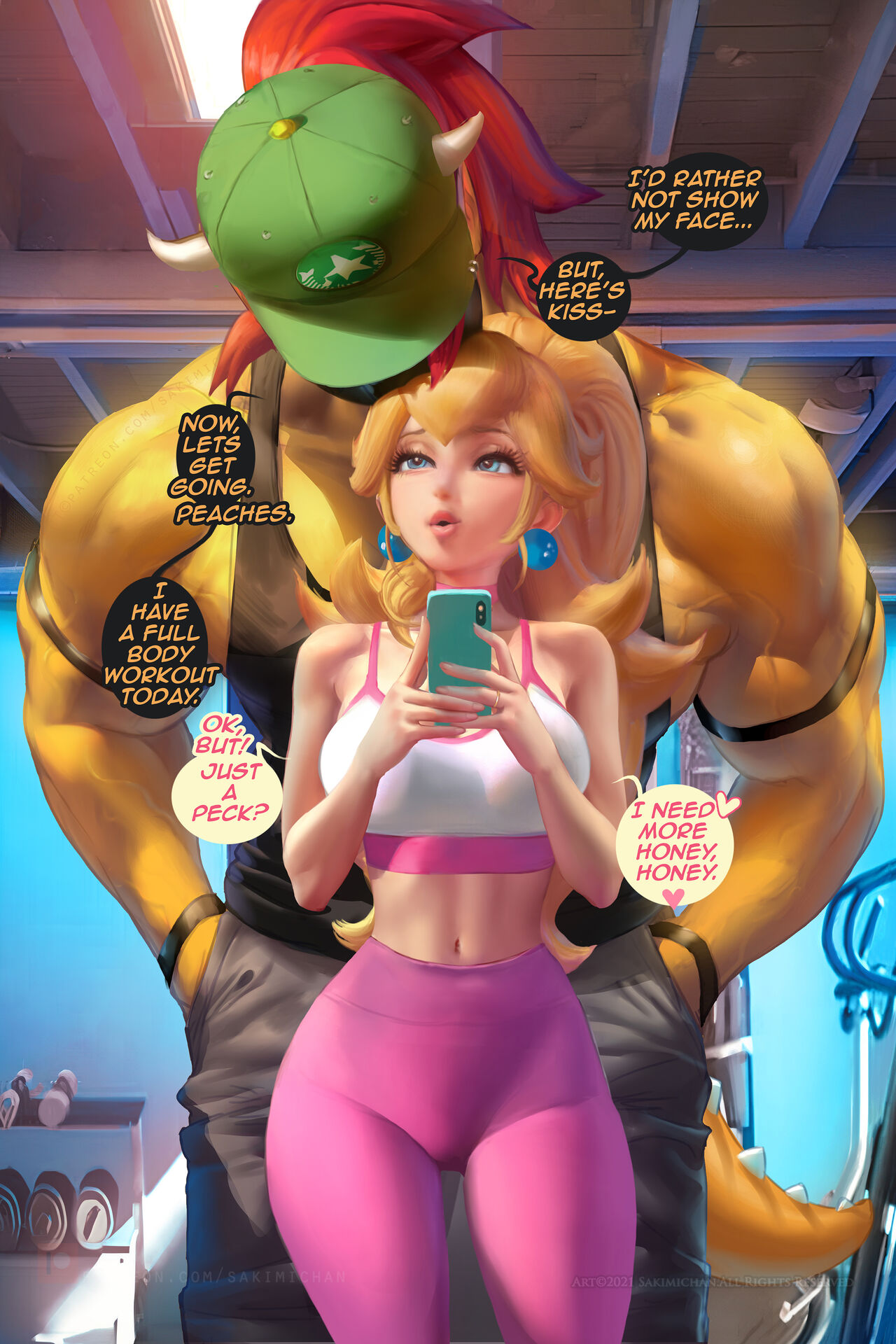 Princess Peach Gym Days page 4 full