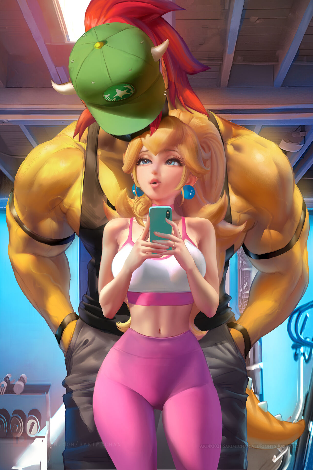 Princess Peach Gym Days page 5 full