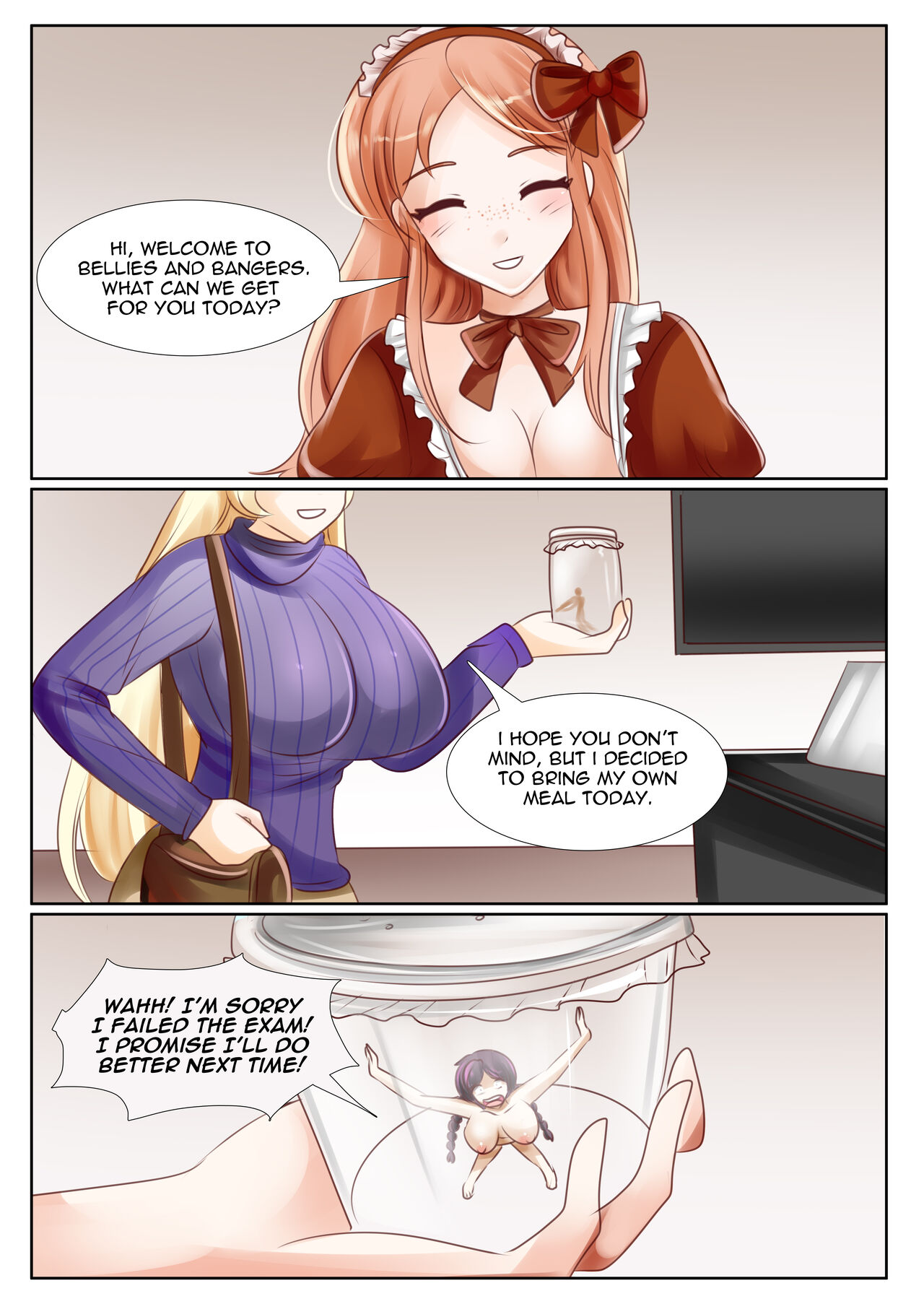 Bellies &amp; Bangers After hours Teacher's Pet page 2 full