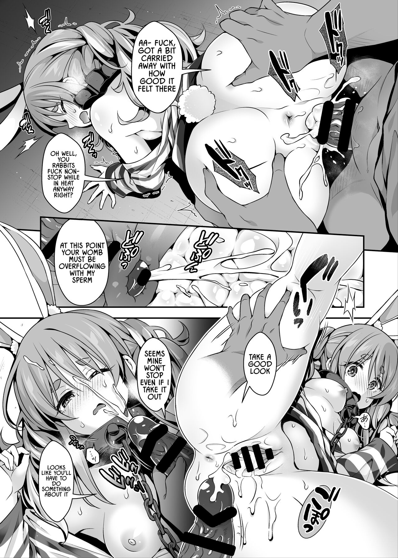 Yasei no Usagi ga Nakama ni Naritasou ni Kochira wo Miteiru "Darkness" | Wild Rabbit Is Looking At You As If It Wants To Be Friends "Darkness" page 8 full