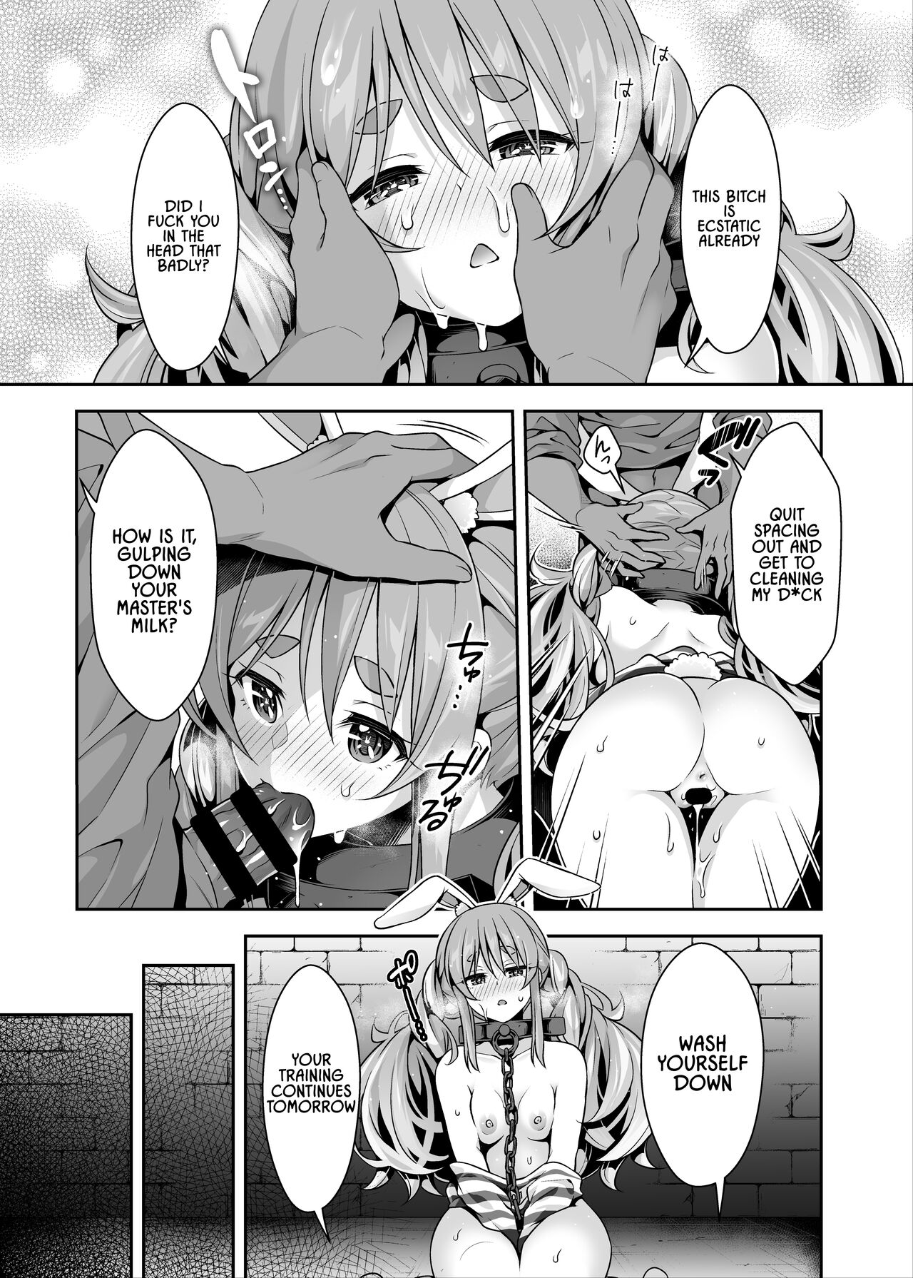 Yasei no Usagi ga Nakama ni Naritasou ni Kochira wo Miteiru "Darkness" | Wild Rabbit Is Looking At You As If It Wants To Be Friends "Darkness" page 9 full