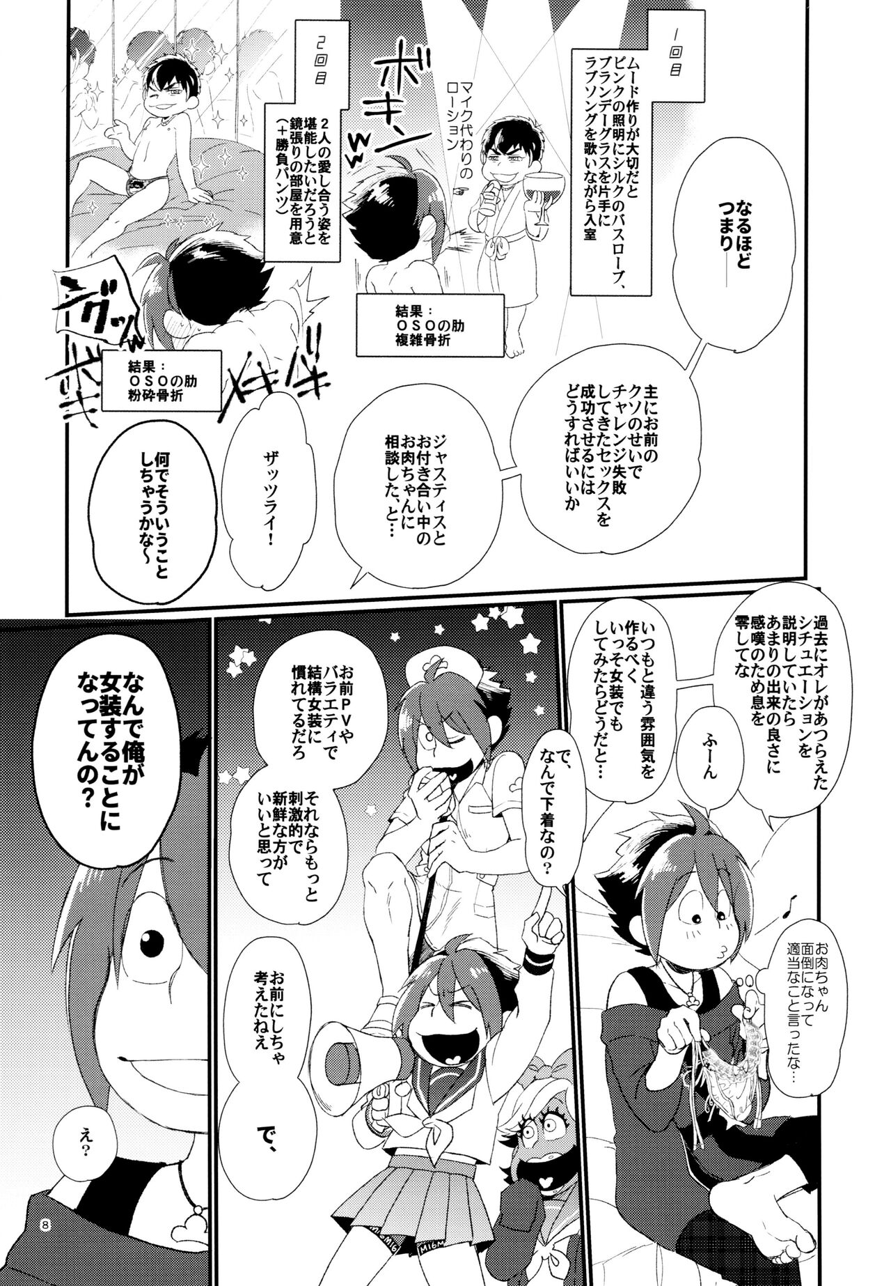 A book where OSO seals away the pain of Kara and graduates from virginity. page 8 full