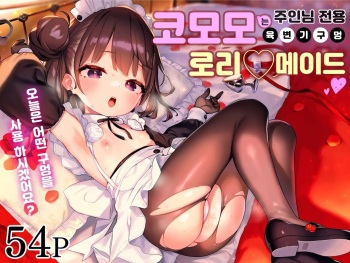 Komomo wa Goshujinsama Senyo no Ryoana Nikubenki Loli Maid | 코모모는 주인님 전용 육변기 구멍 로리 메이드 cover