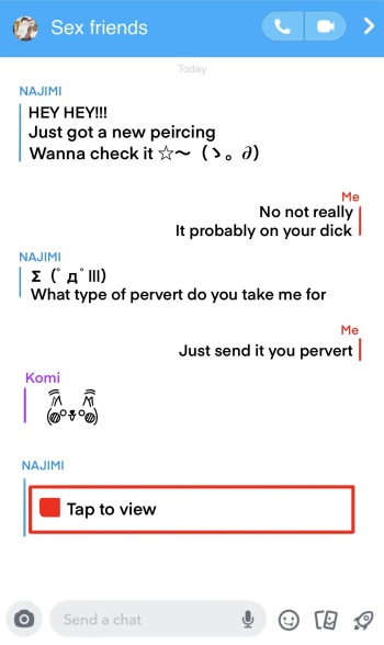 Komi's group chat cover