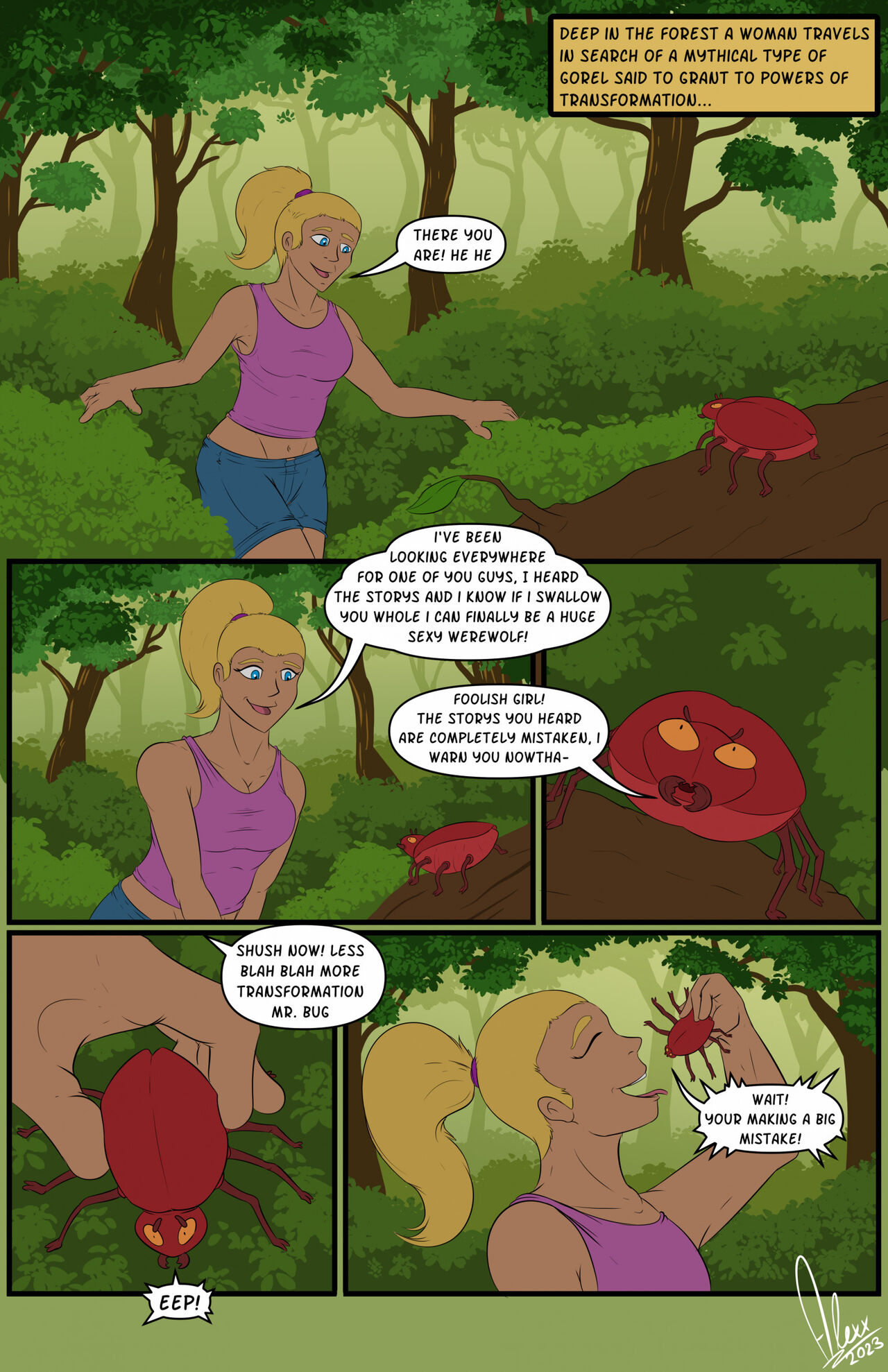 Bug Food page 1 full